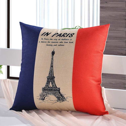 买三送一 亚麻风格抱枕45x45cm含芯靠垫抱枕套不含芯沙发靠背脱卸